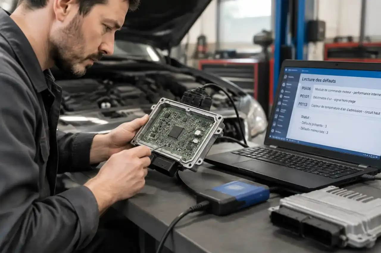 Réparer un calculateur moteur évite parfois un remplacement coûteux, à condition de confirmer la panne