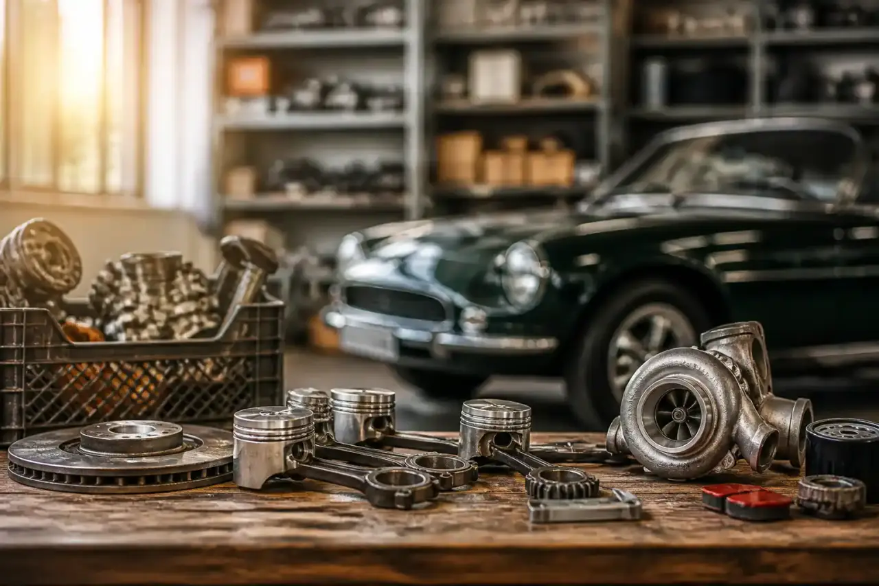 Pièces mécaniques de précision sur plan technique automobile