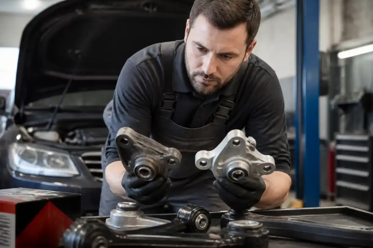 Pièces moteur et schéma technique automobile